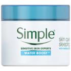 Simple Water Boost Sleeping Cream