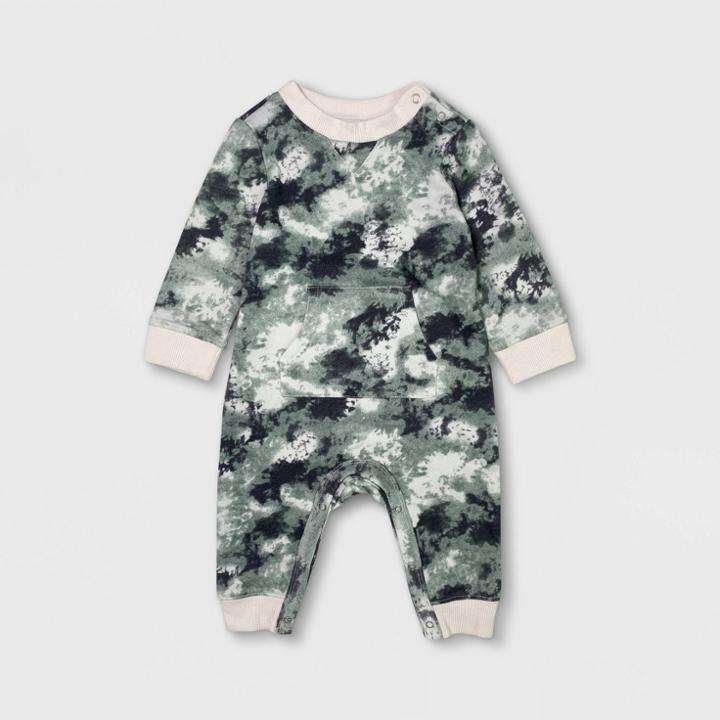 Grayson Mini Baby Boys' Camo Romper - Green