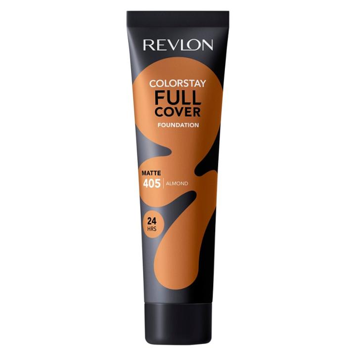 Revlon Colorstay Full Cover Foundation 405 Almond - 1 Fl Oz, Brown