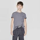 Target Boys' Short Sleeve Stripe T-shirt With Pocket - Art Class Blue