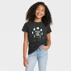 Girls' Short Sleeve Flip Sequin T-shirt - Cat & Jack Black
