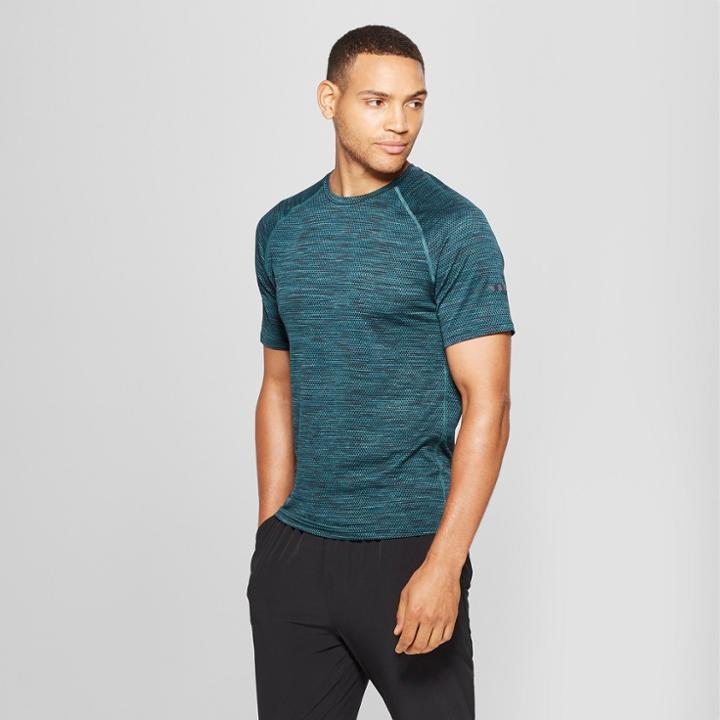 Men's Jacquard Running T-shirt - C9 Champion Night Garden Heather