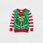 Dr. Seuss Toddler Boys' The Grinch 'define Naughty' Sweater - Green