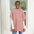 Women's Poncho Sweater - Universal Thread Clay