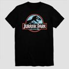 Boys' Jurassic Park Marble Neon Logo Short Sleeve T-shirt - Black