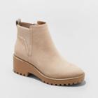 Women's Taci Pull-on Ankle Boots - Universal Thread Taupe