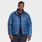 Men's Big & Tall Packable Down Puffer Jacket - All In Motion Blue