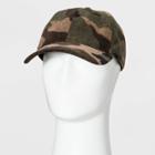 Men's Camo Print Wool Blend Baseball Hat - Goodfellow & Co Camouflage Green