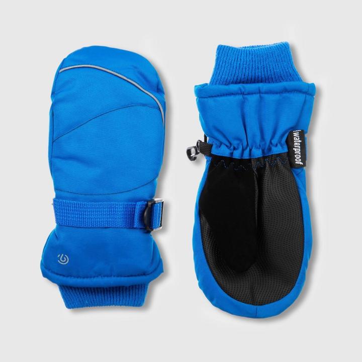Boys' Promo Ski Mittens With Reflective - C9 Champion Blue