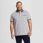 Men's Dot Standard Fit Short Sleeve Novelty Polo Shirt - Goodfellow & Co Gray