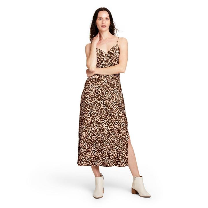 Women's Leopard Print Slip Dress - Nili Lotan X Target Brown Xxs