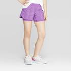 Girls' Layered Run Shorts - C9 Champion Mauve Purple