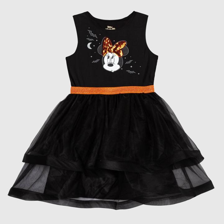 Girls' Disney Minnie Mouse Halloween Dress - Black