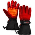 Actionheat Aa Battery Heated Men's Snow Gloves - Black, Men's,