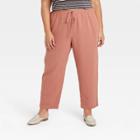 Women's Plus Size High-rise Lounge Pants - Universal Thread Brown