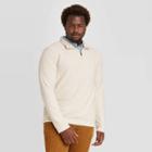 Men's Tall Standard Fit 1/4th Zip Sherpa Knit Sweatshirt - Goodfellow & Co