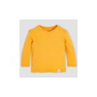 Burt's Bees Baby Baby Boys' Basic High V-neck Organic Cotton T-shirt - Yellow