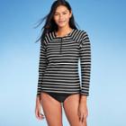 Kona Sol Women's Long Sleeve Zip Neck Rash Guard - Kona