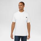 Petitedickies Men's Cotton Heavyweight Short Sleeve Pocket T-shirt- White