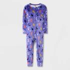 Toddler Boys' Letters Pajama Romper - Cat & Jack Purple