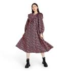 Women's Floral Print Long Sleeve Dress - Sandy Liang X Target Pink Xxs