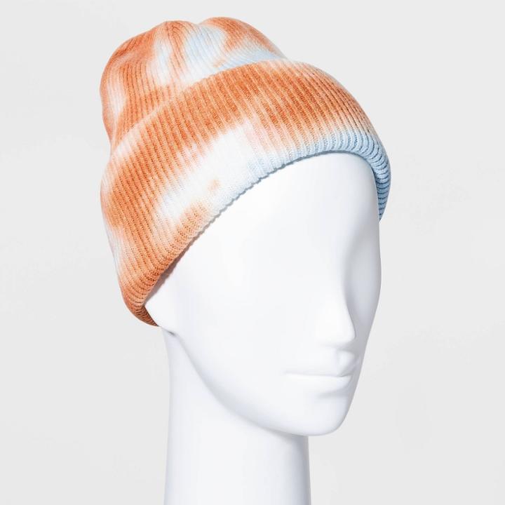 Women's Tie-dye Beanie - Wild Fable Blue