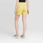 Women's Regular Fit High-rise 5 Chino Shorts - A New Day Yellow