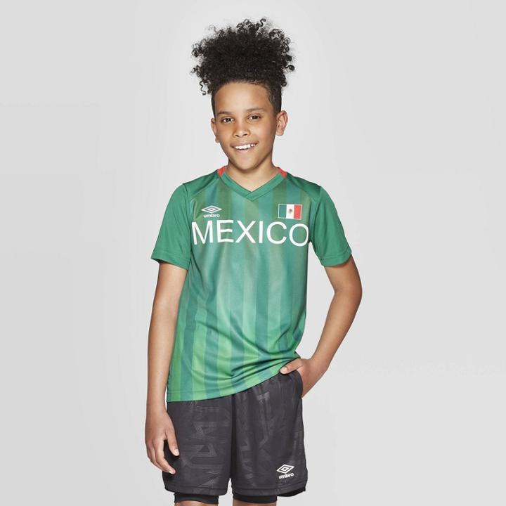 Umbro Boys' Mexico Soccer Jersey - Green