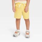 Toddler Boys' Knit Pull-on Shorts - Cat & Jack Gold