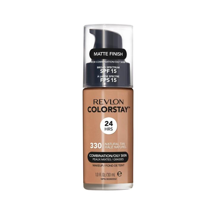 Revlon Colorstay Makeup For Combination/oily Skin With Spf 15 330 Natural Tan, Adult Unisex
