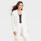 Women's Cozy Feather Yarn Cardigan - Stars Above Cream