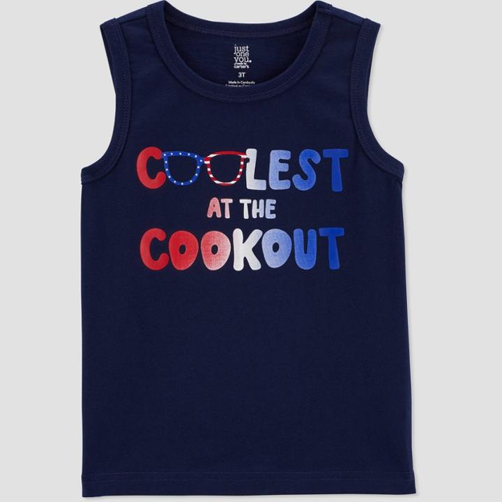 Baby Boys' Coolest At The Cookout T-shirt - Just One You Made By Carter's Blue