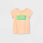 Toddler Girls' Awesome Sister Short Sleeve T-shirt - Cat & Jack Peach