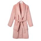 Wellbeing By Sunham S Ribbed Bathrobe Blush - Wellbeing By
