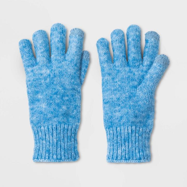 Women's Essential Gloves - A New Day Blue
