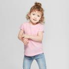 Petitetoddler Girls' Short Sleeve T-shirt - Cat & Jack Pink