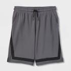 Boys' Side Striped Mesh Shorts 7.5 - All In Motion Gray