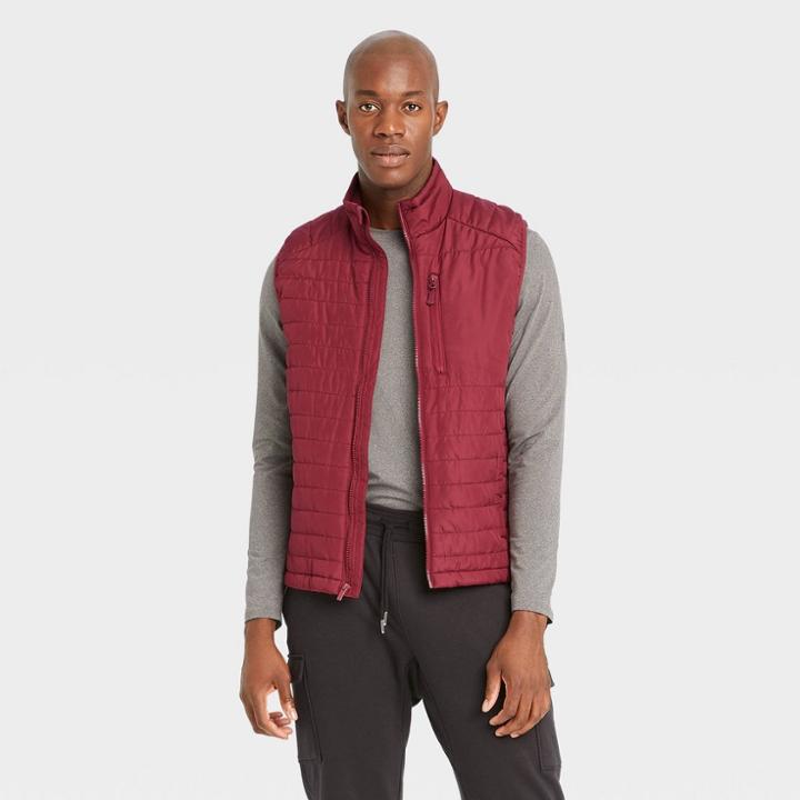 Men's Lightweight Puffer Vest - All In Motion