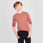 Boys' Long Sleeve T-shirt - Cat & Jack Peach