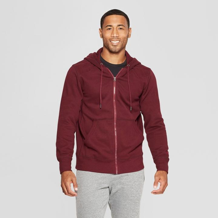 Men's Cotton Fleece Full Zip - C9 Champion Rich