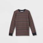 Boys' Striped Long Sleeve T-shirt - Art Class Black