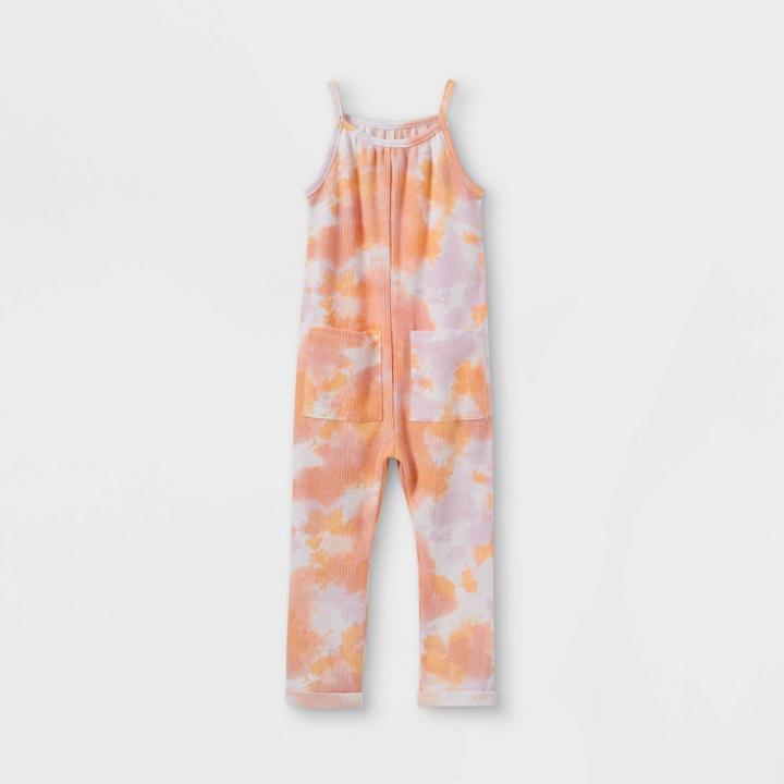 Grayson Mini Toddler Girls' Tie-dye Jumpsuit - Pink