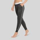 Jockey Generation Women's Retro Vibes Ribbed Jogger Pajama Pants - Charcoal Heather