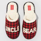 Men's Family Sleep Uncle Bear Slippers - Wondershop Red