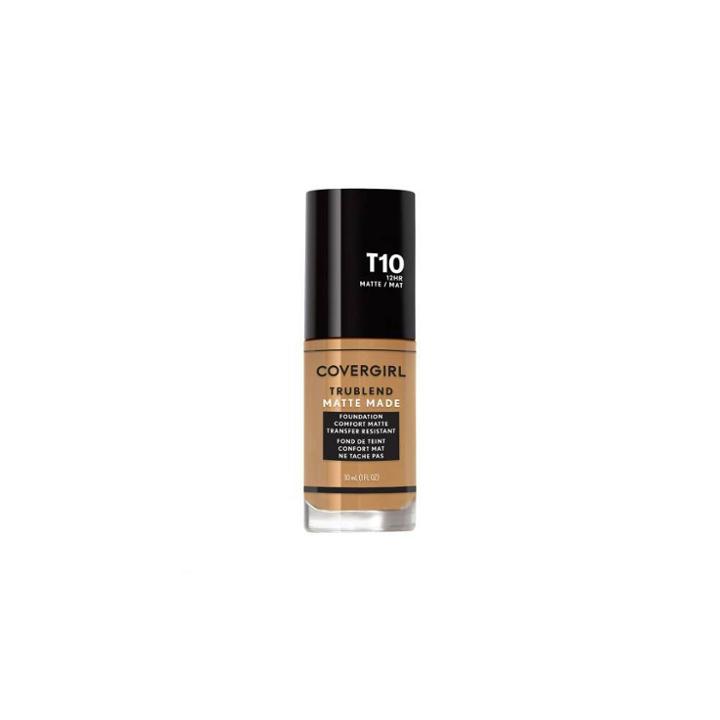 Covergirl Trublend Matte Made Foundation T10 Golden Amber -1.01 Fl Oz, Adult Unisex