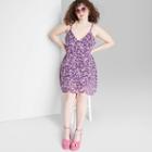 Women's Chiffon Slip Dress - Wild Fable Purple Floral