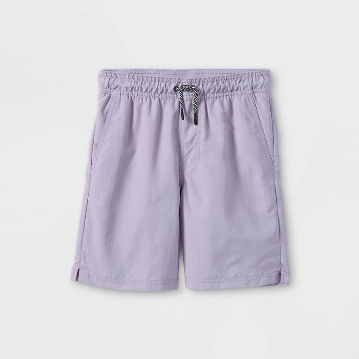 Boys' Solid Swim Trunks - Cat & Jack Purple