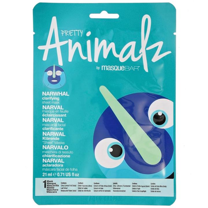 Masque Bar Pretty Animalz Narwhal Sheet Mask