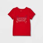 Toddler Boys' Adaptive Short Sleeve Graphic T-shirt - Cat & Jack Red
