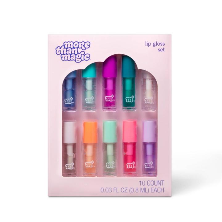 More Than Magic Lip Gloss Minis Set- 10ct/0.30 Fl Oz - More Than